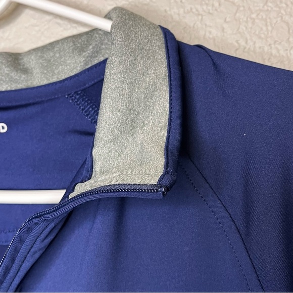 Lands' End Navy Blue Quarter-Zip Pullover Thin Material Size Large 42-44 - Picture 6 of 14